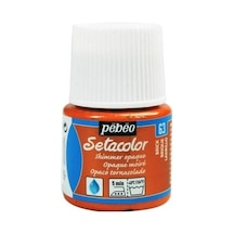 Pebeo Setacolor Shimmer Pırıltılı Opak Kumaş Boyası 63 Brıck