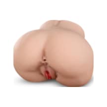Hızlı Express Büyük Boy 4 KG Realistik 2 İşlevli Kadın Kalça Yapay Suni Vajina ve Anüs