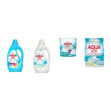 Aquabor Doğal Mineralli Sıvı Renkliler + Sıvı Beyaz + Tablet + 4 Kg Beyaz 4 Lü Set