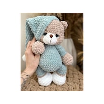 Amigurumi Oyuncak Örgü Uyku Arkadaşı Ayı