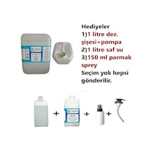 Izopropil Alkol %999 Ipa +1 L Saf Su+ Dez Şişe+ Sprey+ Pompa 5 L