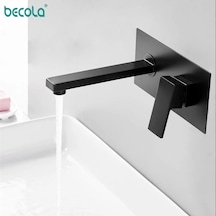 Banyo Lavabo Bataryası Ankastre Siyah