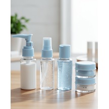 Seyahat Şişesi Seti 5'li Şeffaf Dolum 30 Ml