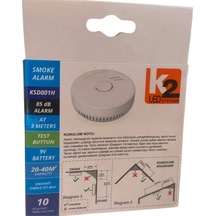 Duman Dedektörü Pilli K2 Ksd001h