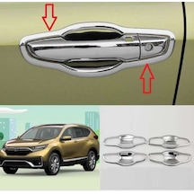 Honda Cr-v Uyumlu 2018 Sonrası Dış Kapı Kolu İç Kaplama Abs Plastik Krom