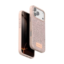 Onegif Apple İphone 17 Pro Bright Simli Kapak - Pembe - Pembe