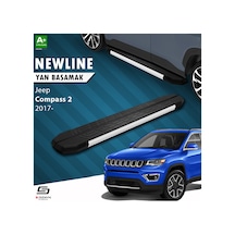 S-dizayn Jeep Compass 2 Newline Aluminyum Yan Basamak 173 Cm 2017 Üzeri A+ Kalite