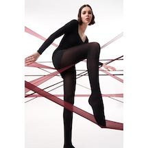 Penti Siyah Premier Extra Stretch Maxi Külotlu  Çorap