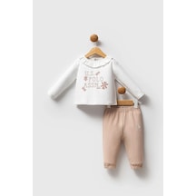 U.S. Polo Assn. Kız Bebek 2li Takım - Beyaz Beyaz