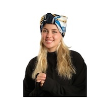 Hürrem Bone Krem Pratik Hazır Geçmeli Tesettür Bone İpek Desenli 2410 40 Krem