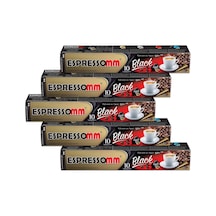 Espressomm Nespresso Uyumlu Black Kapsül Kahve 50 Adet