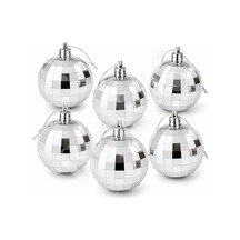 Yılbaşı Çam Ağacı Süsü Disko Topu Görünümlü 4 Cm 6 Lı