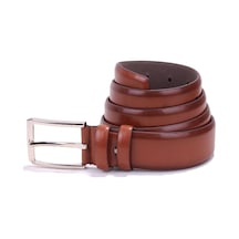 Dagoster DMK26-302 Taba 3.5 CM Suni Deri Erkek Kemer Taba