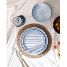 Madame Coco Mady 6 Kişilik 18 Parça Yemek Takımı - Açık Mavi Yset0000000078