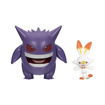 Pokemon Battle 2'li Figür - Gengar Ve Scorbunny