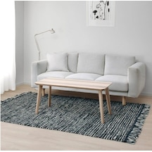Ikea Köpenhamn El Dokuması Halı 170 X 240 Cm Koyu Gri - Beyaz Çok Renkli