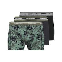 Jack & Jones Jacezra Leaves Trunks 3 Pack Siyah
