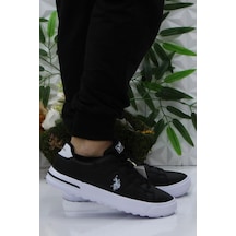 U.s. Polo Assn. Mango Siyah Beyaz Rahat Ürün Hafif Sneaker Erkek Ayakkabı 001