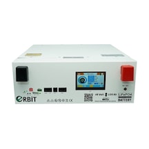 Orbit 48 V 100 Ah Lifepo4 Akü-ekranlı-metal Kasa