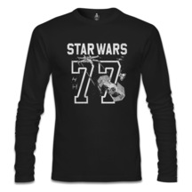 Star Wars - 77 Siyah Erkek Sweatshirt