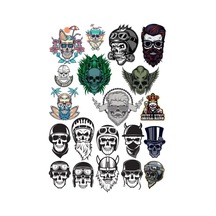 Kuru Kafa İskelet Sticker Set-7 15 Parça Telefon, Tablet, Defter, Laptop Sticker