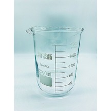 Cam Beher Dereceli Borosilikat 2000ml - 2 Adet
