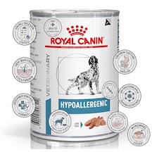 Royal Canin Hypoallergenic 400 Gr Konserve X 6 Adet Köpekler İçin Gıda Alerjisi Ve Sindirim Destekli Yaş Mama