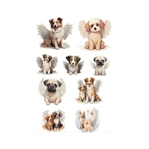 Kanatlı Köpekler Sticker Set