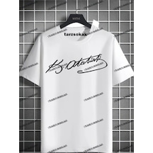 Startmore Unisex Bay Çocuk T-shirt Atatürk Cumhrutiyet 23 Nisan 10 Kasım 29 Ekim Kod:24 Beyaz