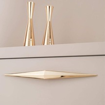 System Mobilya Kulbu Gold Renk 160mm Kulp Sy4175 0160 Gl Çok Renkli