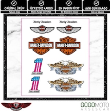 Gogo A4 Sticker Harley Davidson Uyumlu Tasarım