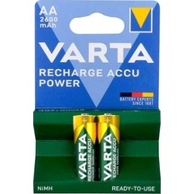 Sh Varta Nı-mh 1.2 Volt 2600 Mah R2u Aa Şarjlı 2'li Kalem Pil Najmaddin