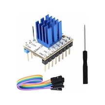 Mks Trinamic Tmc2209 V2.0 Step Motor Sürücü Soğutuculu Makerbase 1/256 Step 1.7a Cnc 3d Yazıcı Dvm.101.226