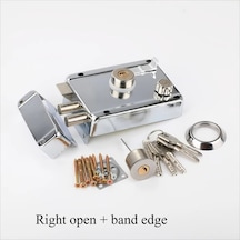 Willowhaven Sağ Açılır + Kenarlı Dayanıklı Paslanmaz Çelik Hırsızlık Önleyici Kapı Kilidi