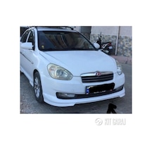 Kit Garaj Hyundai Accent Era Custom Ön Ek Boyasız Plastik Mat Siyah