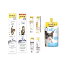 Gimcat Taurine 50 G + Urinary 50 G + Kedi Vitamin 20 G + Malt 20 G + Latte 200