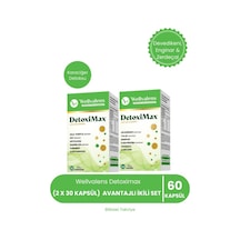 Detoximax İkili Paket 30 Kapsül Devedikeni, Enginar & Zerdeçal İçeren Bitkisel Takviye