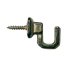 Vidalı Kanca, Askı Küçük - 15x18mm, Sarı - 1 Adet 100 Adet