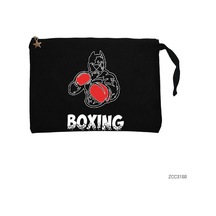 Pitbull Boxing Siyah Clutch Astarlı Cüzdan / El Çantası