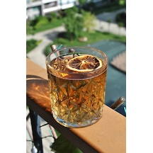 2'li Kristal Viski Bardak Kokteyl Meşrubat Bardağı-340 Ml Muse