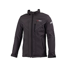 Motoanl Motosiklet Montu Full Korumalı Softjell Kumaş Reflektif Kışlık Kurye Motor Mont Antrasit