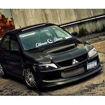 Araba Ön Cam Oto Sticker Yapıştırma Ottoman Stance 50Cm