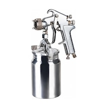 Boya Tabancası Alttan Depolu 2 Mm 1000 Ml 3 Bar Ayarlanabilir Metal Boya Püskürtme Tabancası