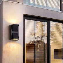 Rodos 7 Watt Modern Duvar Led Aplik 3200k Gün Işığı Çift Yönlü İç Ve Dış Mekan Aplik Ip44