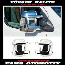 Peugeot Boxer Abs Krom Kaplama Ayna Kapağı 2 Prç. 2006 Üzeri