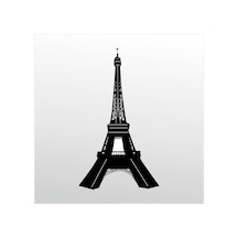 Folyo Sticker Eyfel Kulesi 60cm Uzunluk Siyah Folyo Sticker Eyfel Kulesi 60cm Uzunluk Siyah