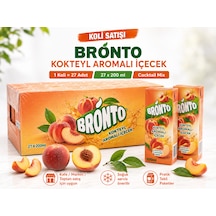 Şeftali Aromalı İçecek 200 Ml X 27 Adet Koli