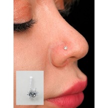 Tükkan Accessories Zirkon Tek Taş Hızma 925 Ayar Hızma-hızma39 Gümüş