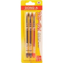 Dong-a My-gel İğne Uçlu Kalem 3'lü Blister 0.5 MM. 2mavi/1kırmızı