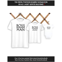 Baba Oğul Kız Boss Man Boss Mini Tişört